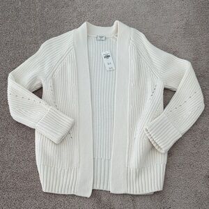 Abercrombie & Fitch Cream Cardigan NWT